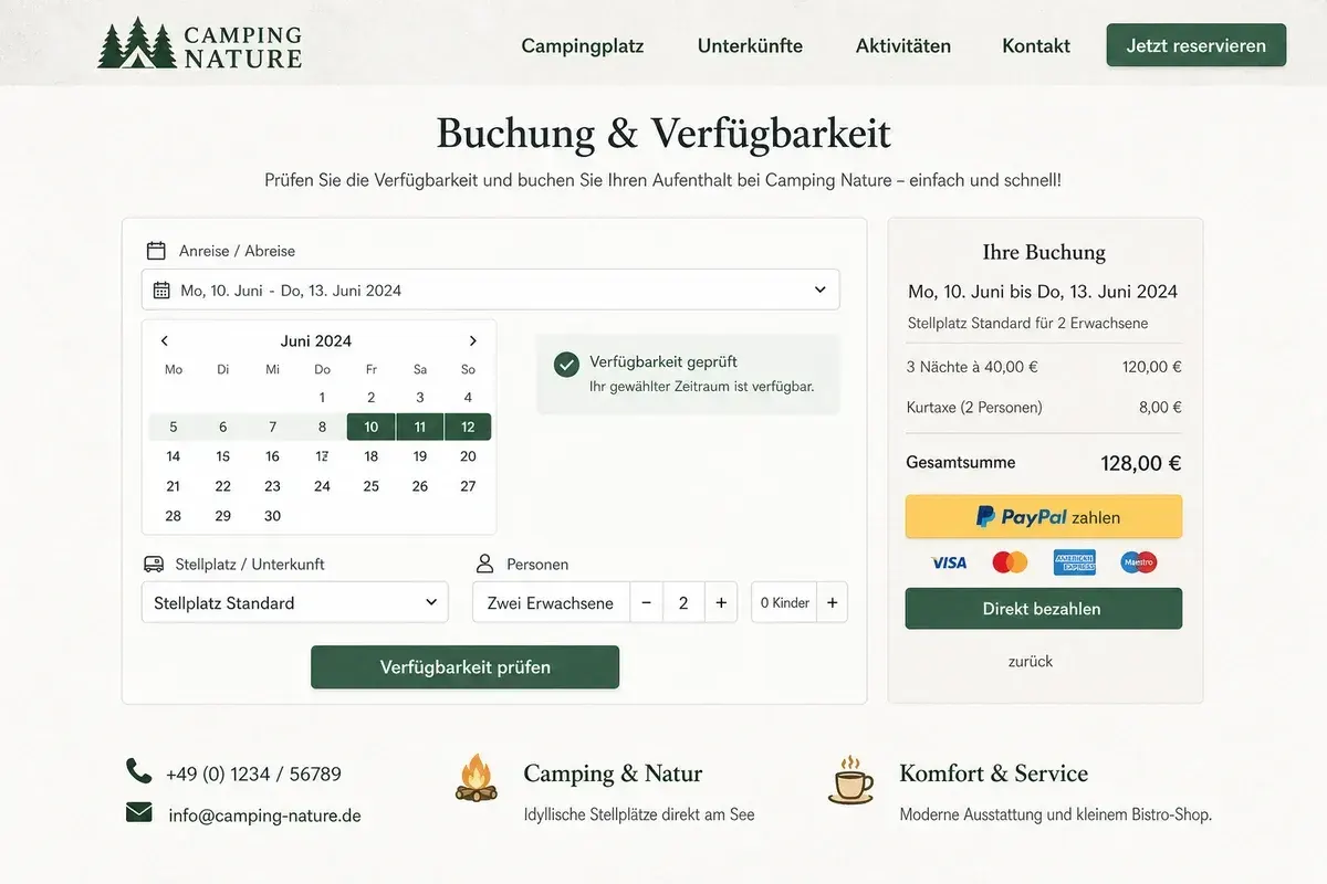 Mehr direkte Reservierungen