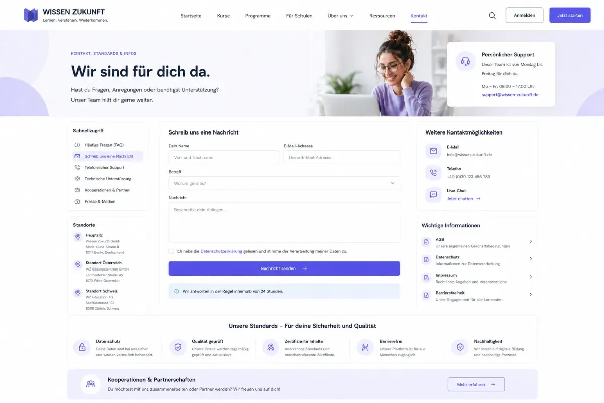 Standort, Kontakt und Infos