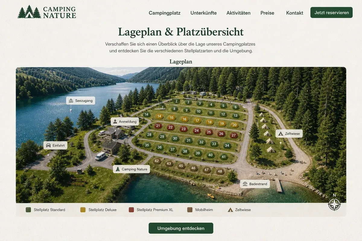Lage, Karte und Umgebung