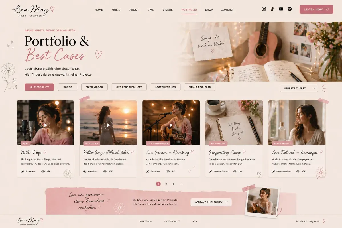 Portfolio und Best Cases