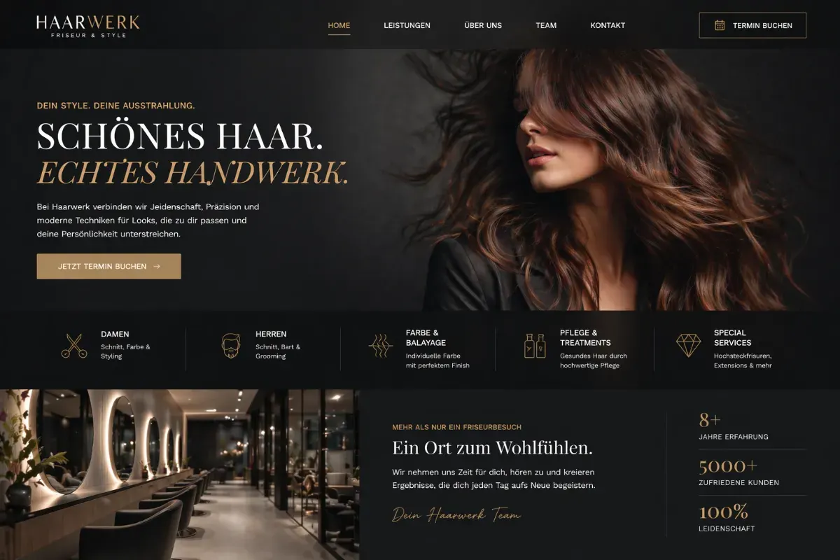 Landingpage Vorschau
