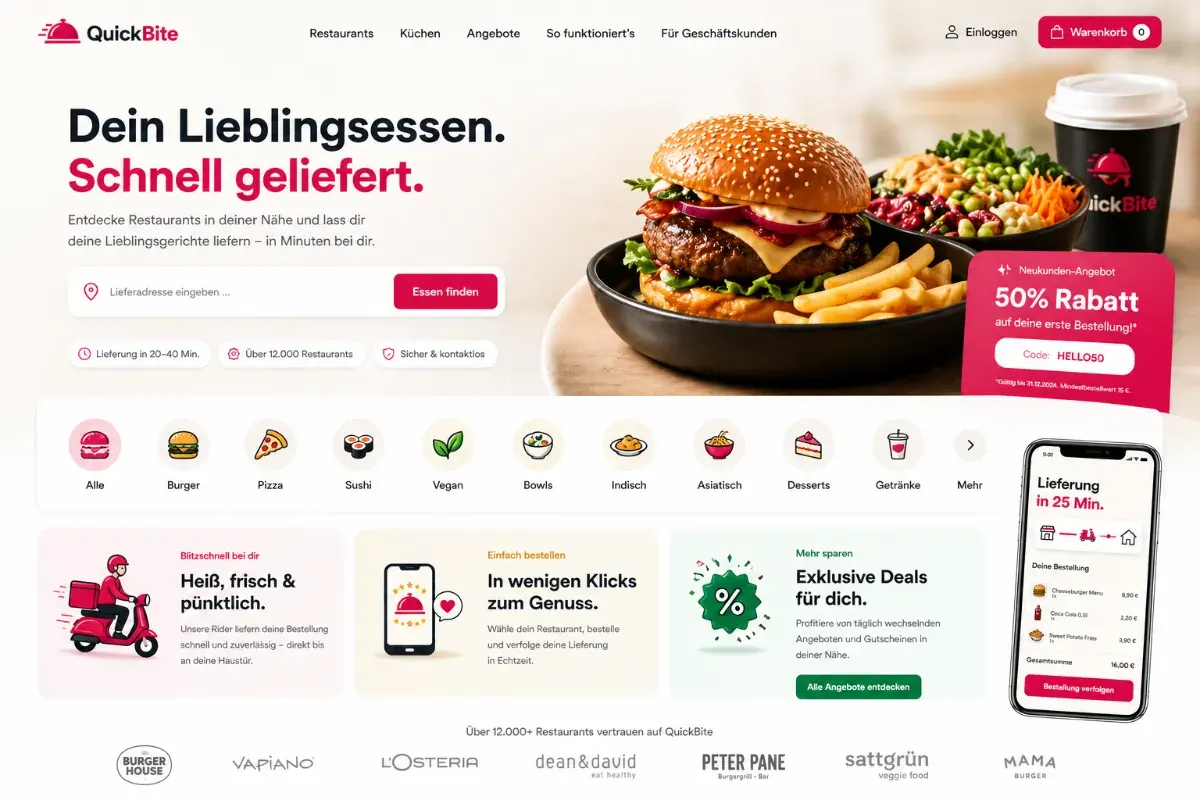 Landingpage Vorschau