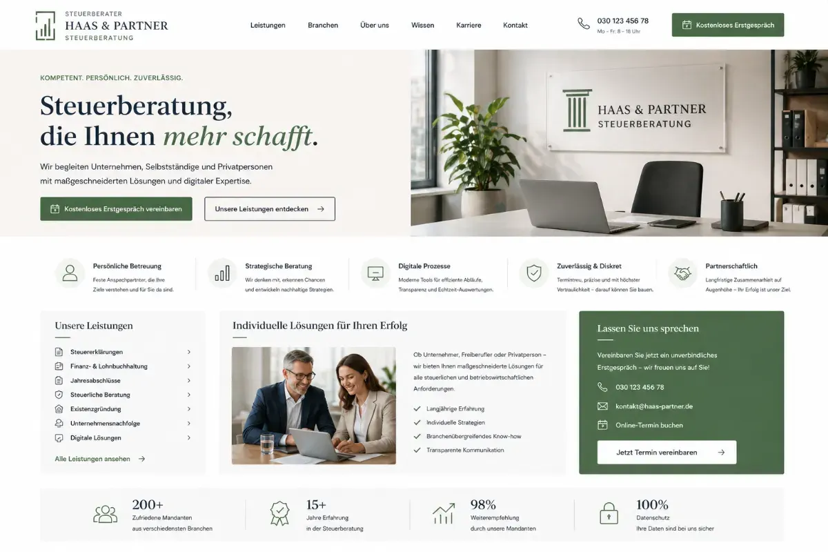 Kanzleiseite Beispiel 1