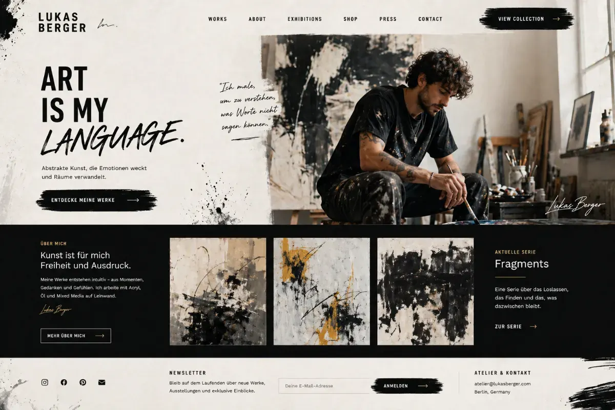 Creatorseite Beispiel 1