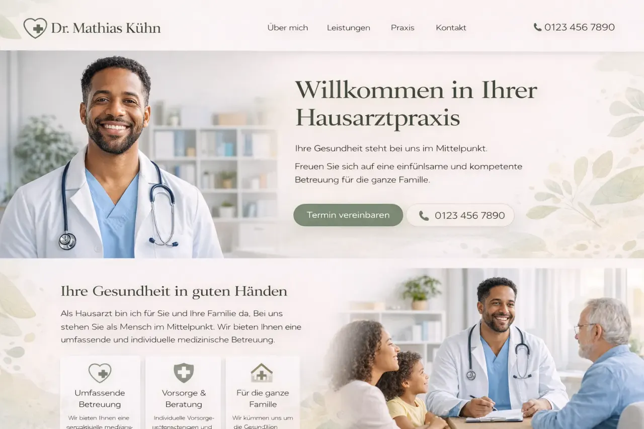 Landingpage Vorschau