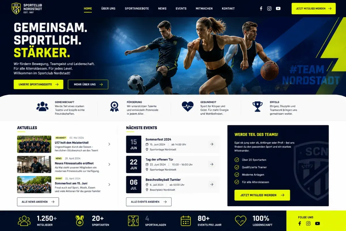 Landingpage Vorschau