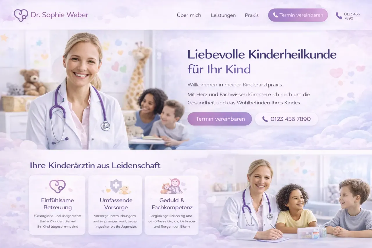 Landingpage Vorschau
