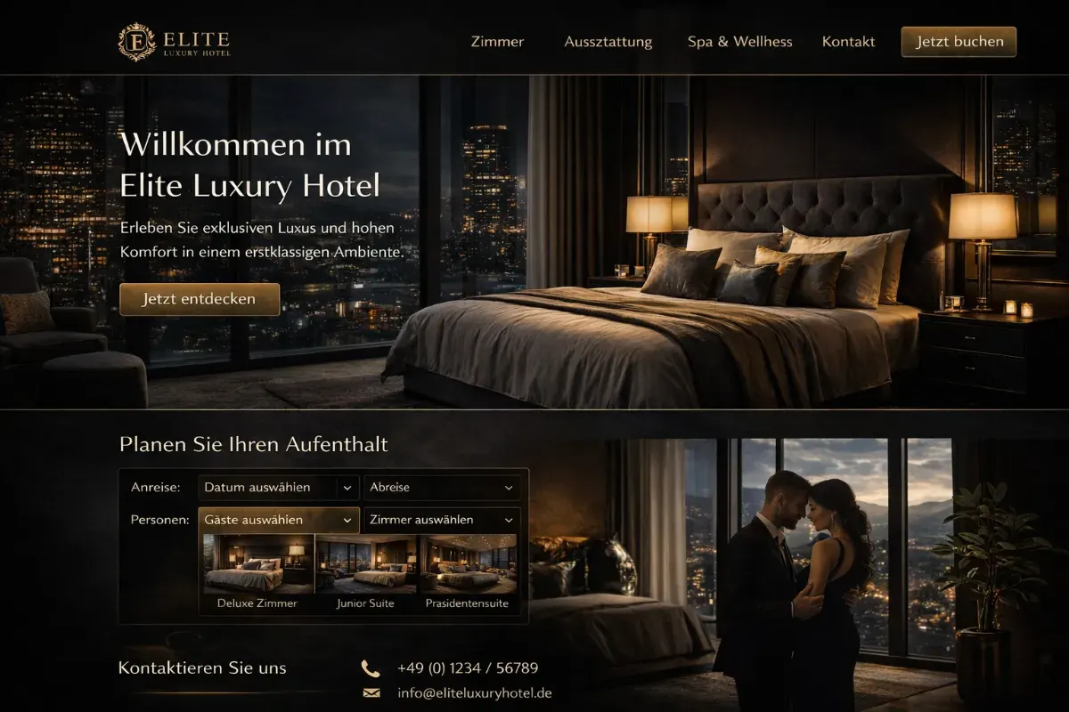 Landingpage Vorschau