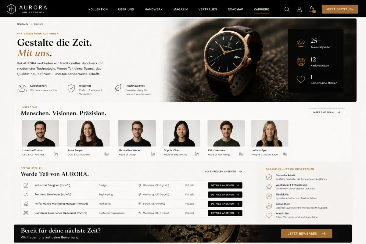 Team, Rollen und Hiring